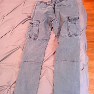 Pacsun cargo pants slim fit 34×30 blue